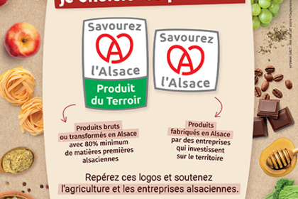 Apposer la Marque Savourez l’Alsace® et Savourez l’Alsace – Produit du Terroir® sur mes produits